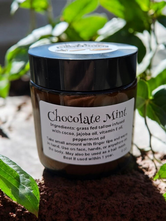 Chocolate Mint Tallow Skin Cream